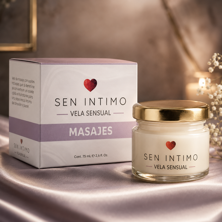 Vela de Masaje SEN con Feromonas – Para Él y Ella